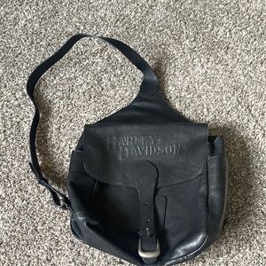 Cross body Harley Davidson leather bag